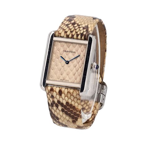 cartier tank python|cartier tank solo price.